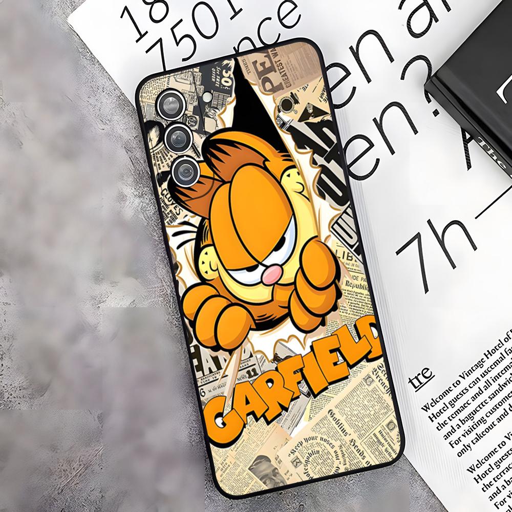 Cute Cat G-GarfieldeS Phone Case For Samsung S26 S25 Edge S24 S23 S22 S21 S20 Ultra Plus Fe Galaxy A54 A53 A34 A25 A16 Cover