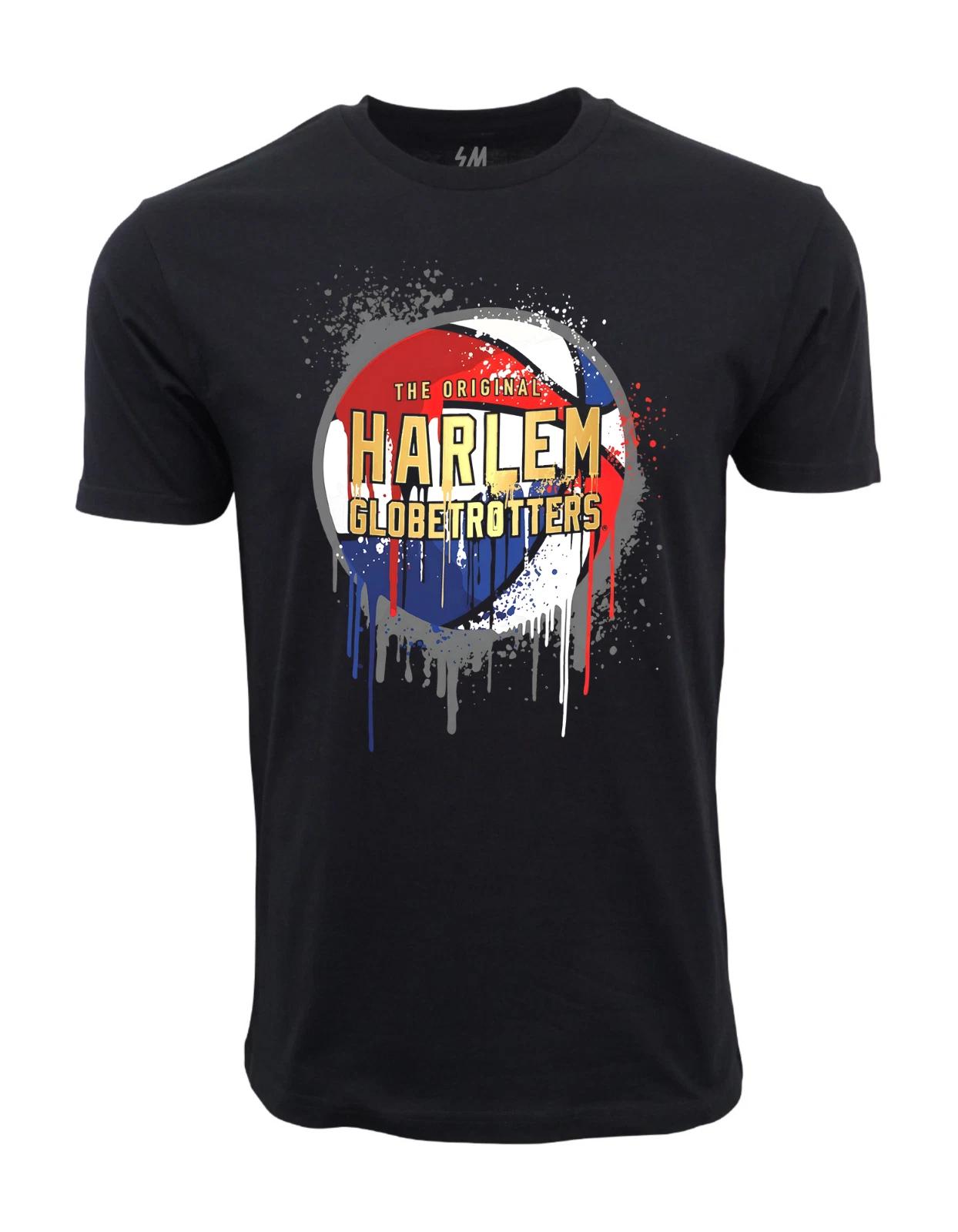 Unisex Adult Casual Graphic Harlem Globe Trotters Graphic T shirt T... XXXL