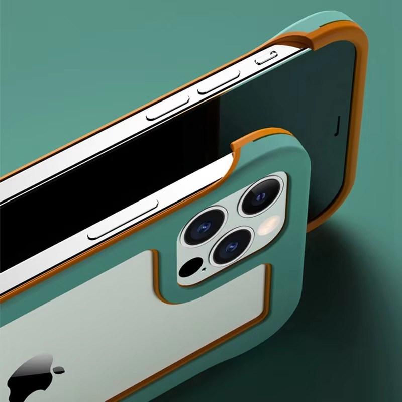 Neue TPU-Stoßstangenabdeckung für iPhone 16 Pro Max 15 Plus Silikon-Stoßfester Rahmen Case für iPhone 12 13 Mini 14 Pro 11 Pro Max XR Abdeckung Capa