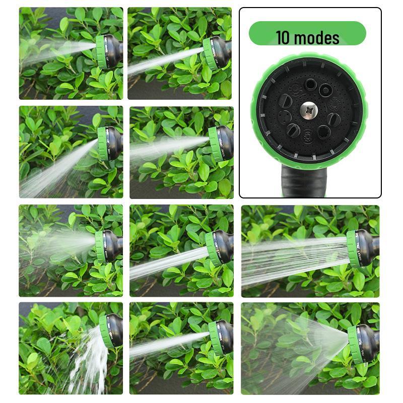 Magic Retractable Garden Hose with High-Pressure Sprayer for Gardening and Car Washing