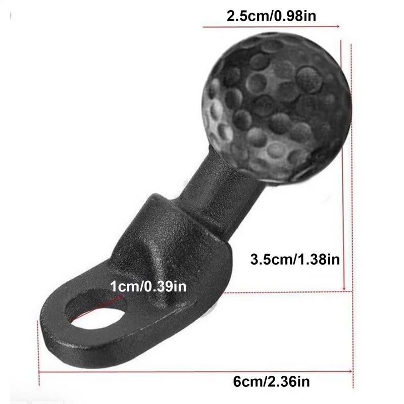 Angled Head Adapter Ball Base Angled Shock Absorbing Sturdy Alloy Ball Base Motorcycle Phone Holder Cycling Accessories for Bike