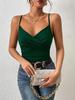 Sexy Spaghetti Strap Deep V-Neck Slim Camisole for Women