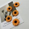 10/20pcs Sunflower Resin Magnets Kitchen Fridge Office Message Board Suitable Holiday Gifts Accessories Home Whiteboard Decorate