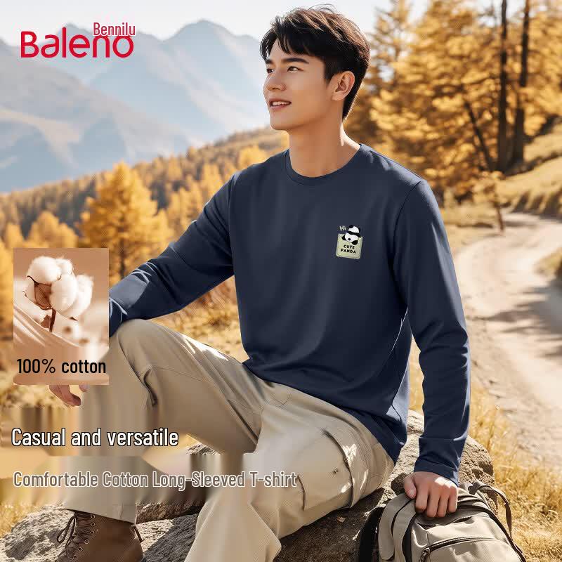 Baleno Pure Cotton Graphic Long-Sleeve Tee