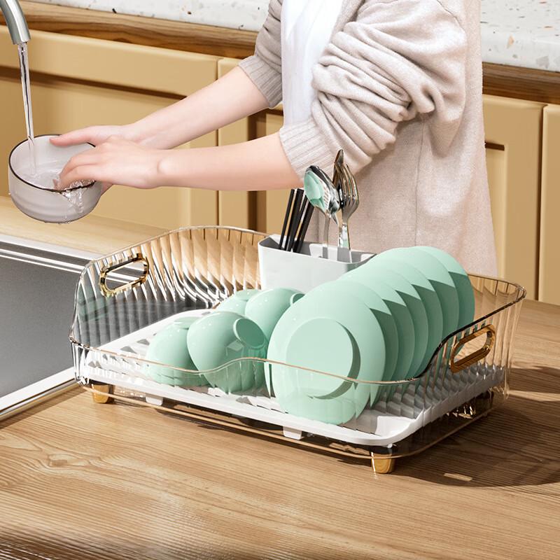 

QIANQI Kitchen Sink Dish Drying Rack