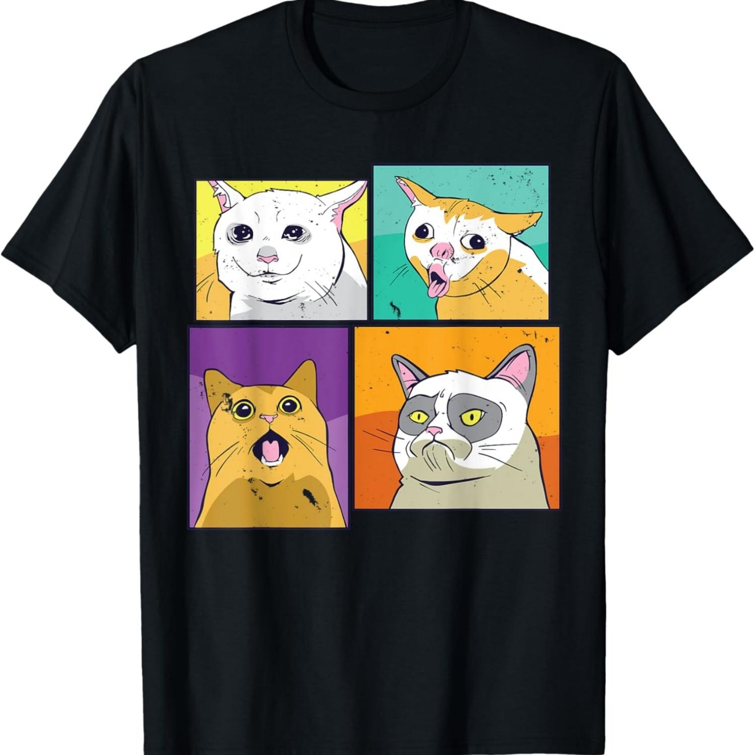 

Meme Cat Funny Memes T-Shirt S чёрный
