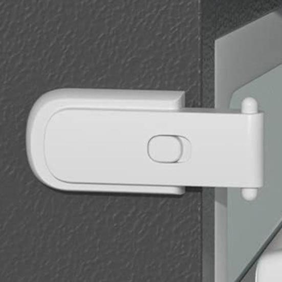 2Pcs Child Safety Refrigerator Lock Self-adhesive Multi-Purpose Drawer Cupboard Oven Fridge