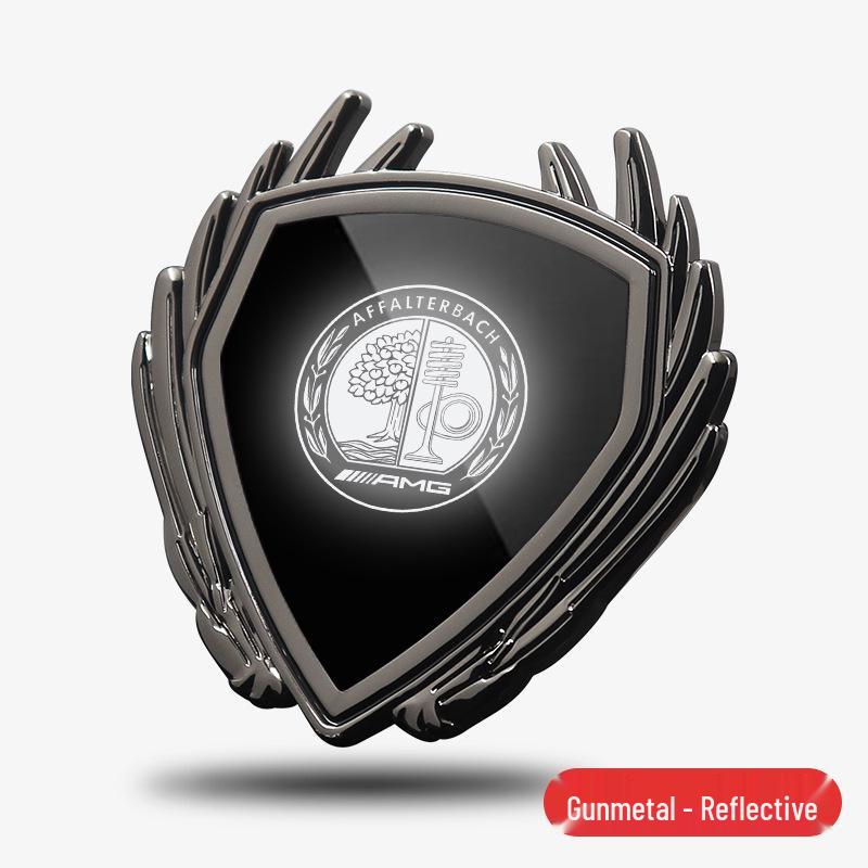 Metal Wing Emblem Sticker for Mercedes GLA35/G45 AMG Car Body Side Window