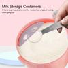 Baby Food Containers Large Pink Safe PP Material Sufficient Capacity Compact Portable Cute Style Powder Dispenser