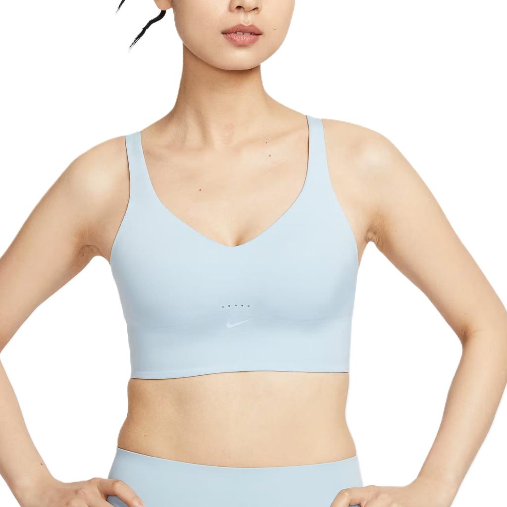 Nike AlateDri Fit SS25 Sports Underwear Women's Light Armory Blue White FQ7384-440