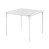 BOOSDEN 80cm Folding for and Living No Assembly Simple Design Table, White, Dining, Outdoors, Work, Puzzles, Computer, Dining, Mahjong, More,
