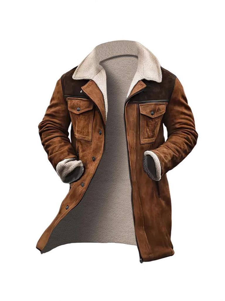 American Style Men's Retro Warm Jacket - 2025 Autumn/Winter Collection