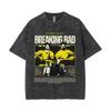 Washed Vintage Heisenberg TV Breaking Bad Stay Out of My Territory T Shirt Better Call Saul Graphic Tshirts Men Retro T Shirts