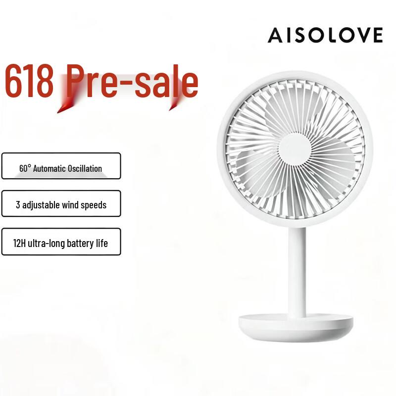 Solo F21 Portable Oscillating USB Desktop Fan