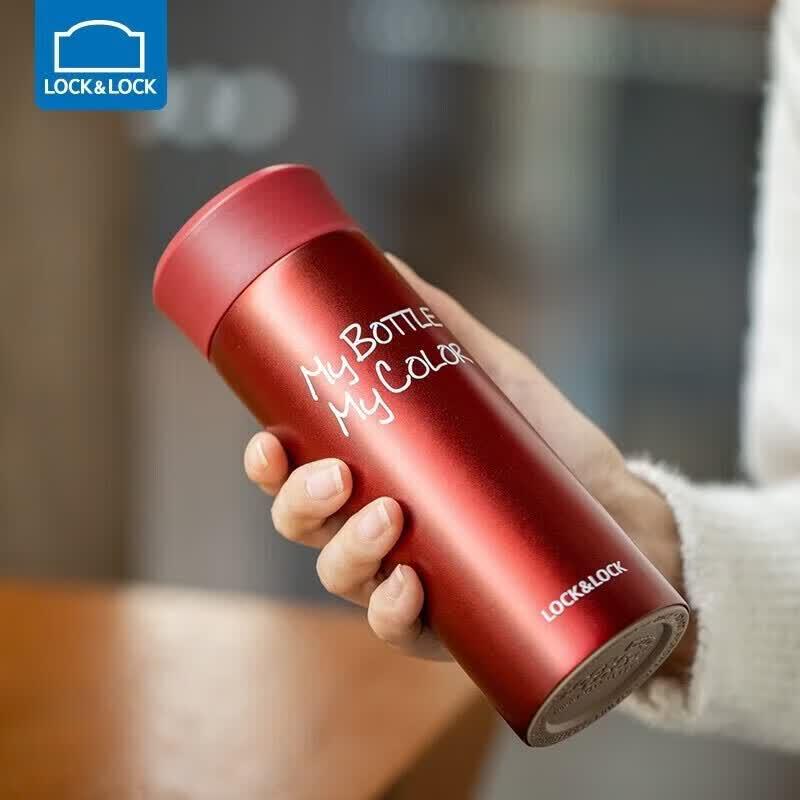 LOCKLOCK 390ml Portable Insulated Mug красный 390мл lhc4015r