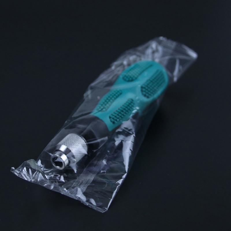 Multifunktionaler 6,35 mm Schraubendreher 1/4 Zoll Sechskantschaft Rutschfester Komfortabler Griff Schraubendreher Bithalter