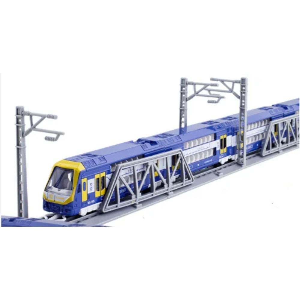 

1: 87 сплав двухсекционные модели поездов и трамваев, двухэтажные игрушки метро и высокоскоростной железной дороги, детские игрушки, оптовая торговля