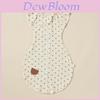 Newborn Baby Sleep Sack Pure Cotton Muslin Spring Summer Thin Wearable Swaddle For Infants