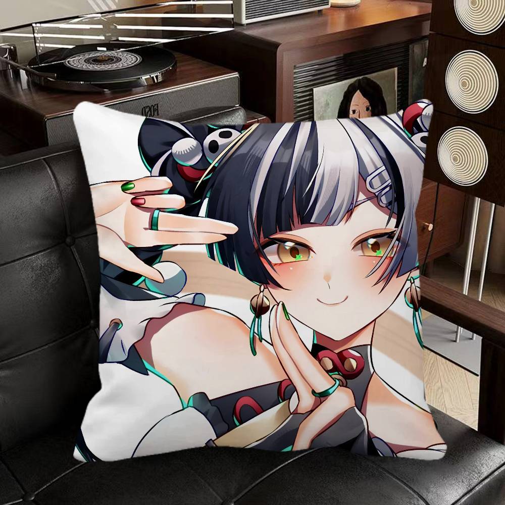Dialyn Zenless Zone Zero Game Pillow Case Square Pillow Bedroom Sofa Leisure Comfort Cushion Car Home Decoration