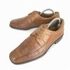 Lloyd Germany Heavy Leather Swirl Moc 26.5 Camel Dress Shoes Business