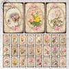 Vintage Flowers Rose Picture Metal Plaque Tin Signs Plate Wall Decor Art Iron Posters Man Cave Bar Club Garden Decoration Poster