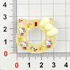 Luminous Cartoon KT Donut Resin Accessories for DIY Phone Cases, Hair Clips, Shoe Buckles, and Stickers