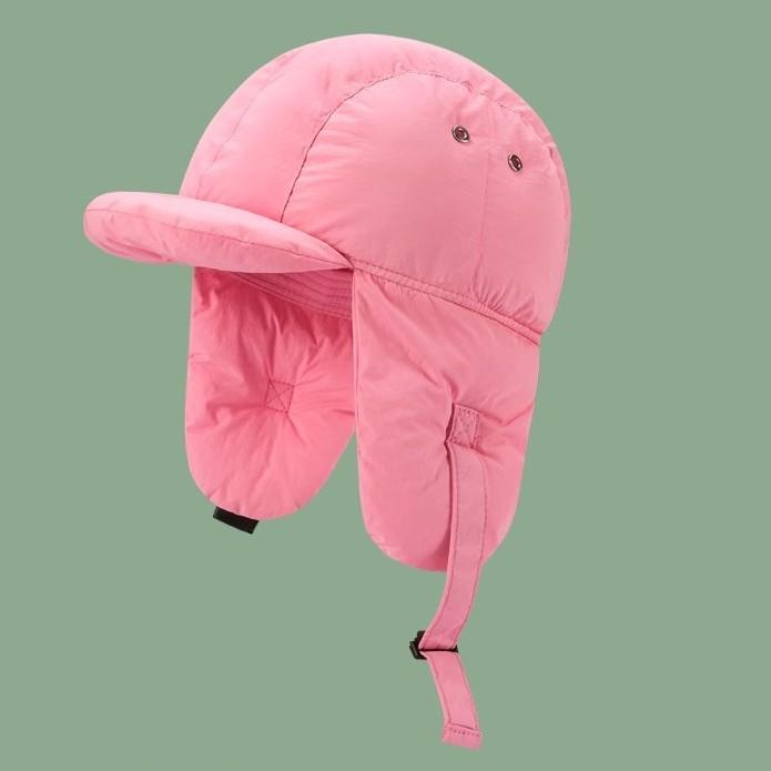 Korean Version of Down Clamp Cotton Lei Feng Hat for Women In Winter Fashion Light Warm Versatile Outdoor Ear Protection Hat for Men