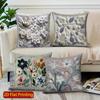Fodere Decorative per Cuscini con Motivo Floreale Ricamato 2D, Fodera per Cuscino Decorativa Adatta per Divano, Camera da Letto, Auto