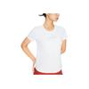 Li Ning Fitness Series Casual Solid Color Letter Quick-Dry Cool Short Sleeve T-Shirt Women Tops White ATSS406-8