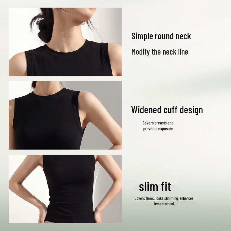 MaoRen Women's Broad Shoulder Cooling Sleeveless Vest