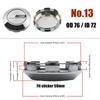 AAYH1 SET VON 4 XXR Felgendeckel 56mm/57mm/58mm/59mm/60mm/61mm/62mm/63mm/64mm/72mm Sportfelgendeckel SSR Emblem Radkappe Nabenkappe