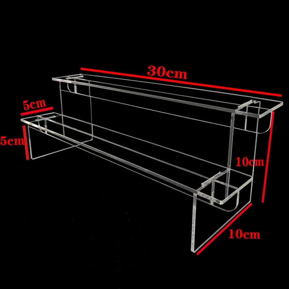 1-5 Tier Acrylic Display Stand Transparent Ladder Hand-Made Model Display Stand For Cupcake Perfume Doll Blind Box Storage Shelf