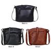 Women PU Leather Shoulder Crossbody Bag Solid Color Small Handbags KTY