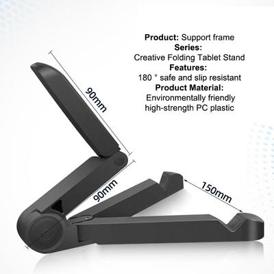 Univerzálny držiak na tablet Stolový skladací Jednoduchý Ľahko prenosný Držiak na mobilný telefón Držiak na tablet pre iPad Samsung Xiaomi Stojan