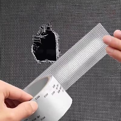 1pc 5*200cm Easy To Apply Waterproof Window Screen Repair Tape Keep Mosquitoes Out Anti-Insect Self-Adhesive Mesh Patch