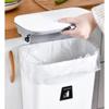 7L / 9L Wall Mounted Trash Can Bin with Lid Waste Bin Kitchen Cabinet Door Hanging Trash Bin Garbage Car Recycle Dustbin Rubbish