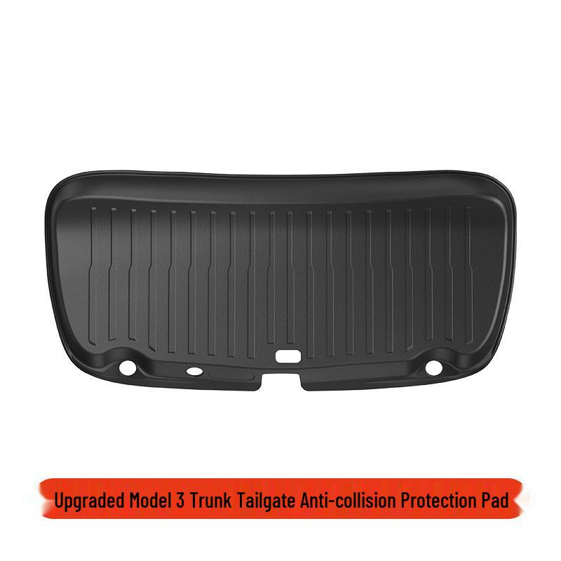 Tesla Y/3 Model Trunk Tailgate Protection Board: Flocking Interior Accessory
