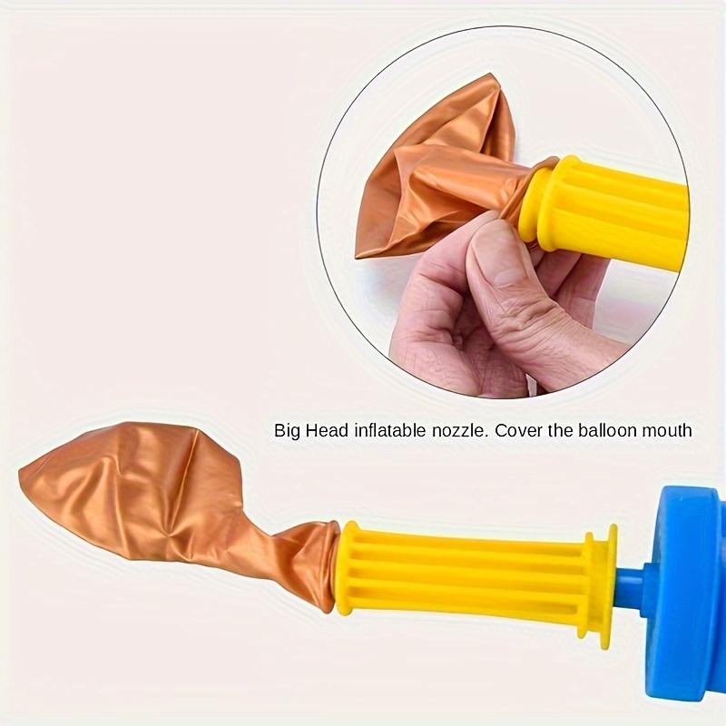 Tragbare Ballonpumpe mit Griff & Ein-Knopf-Bedienung - Schwerlastähnliche Leistung für schnelles Aufblasen, Helium-kompatibel