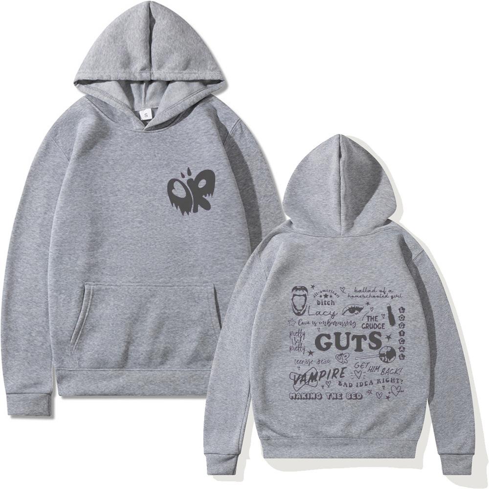 

Мужская толстовка с капюшоном Olivia Rodrigo Hoodie с принтом в мультяшном стиле в европейском и американском стиле унисекс M