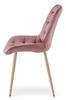 BERA Chair - Dark Pink Velvet / Oak Legs X 3