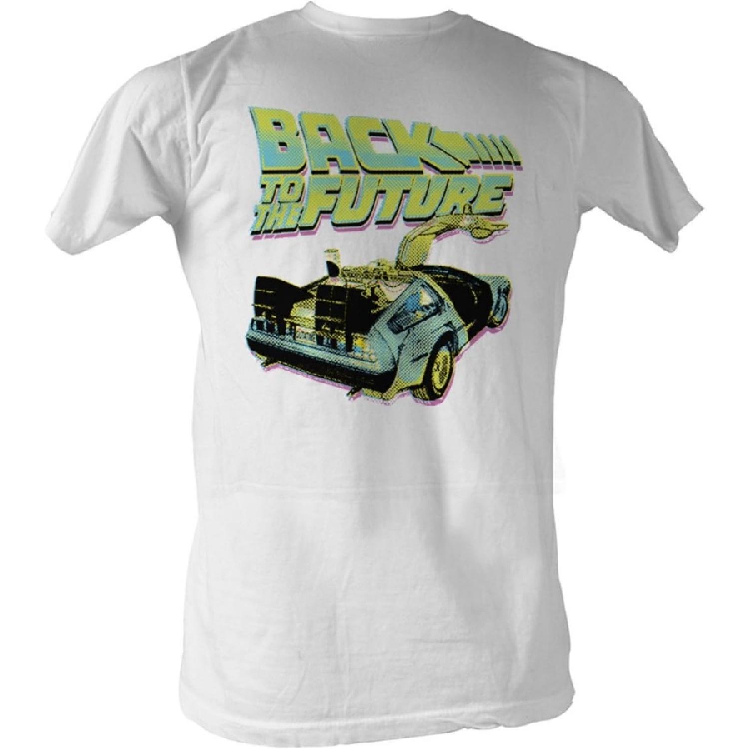 Back To The Future - Btf Neon Mens T-Shirt In White XXXXXL белый