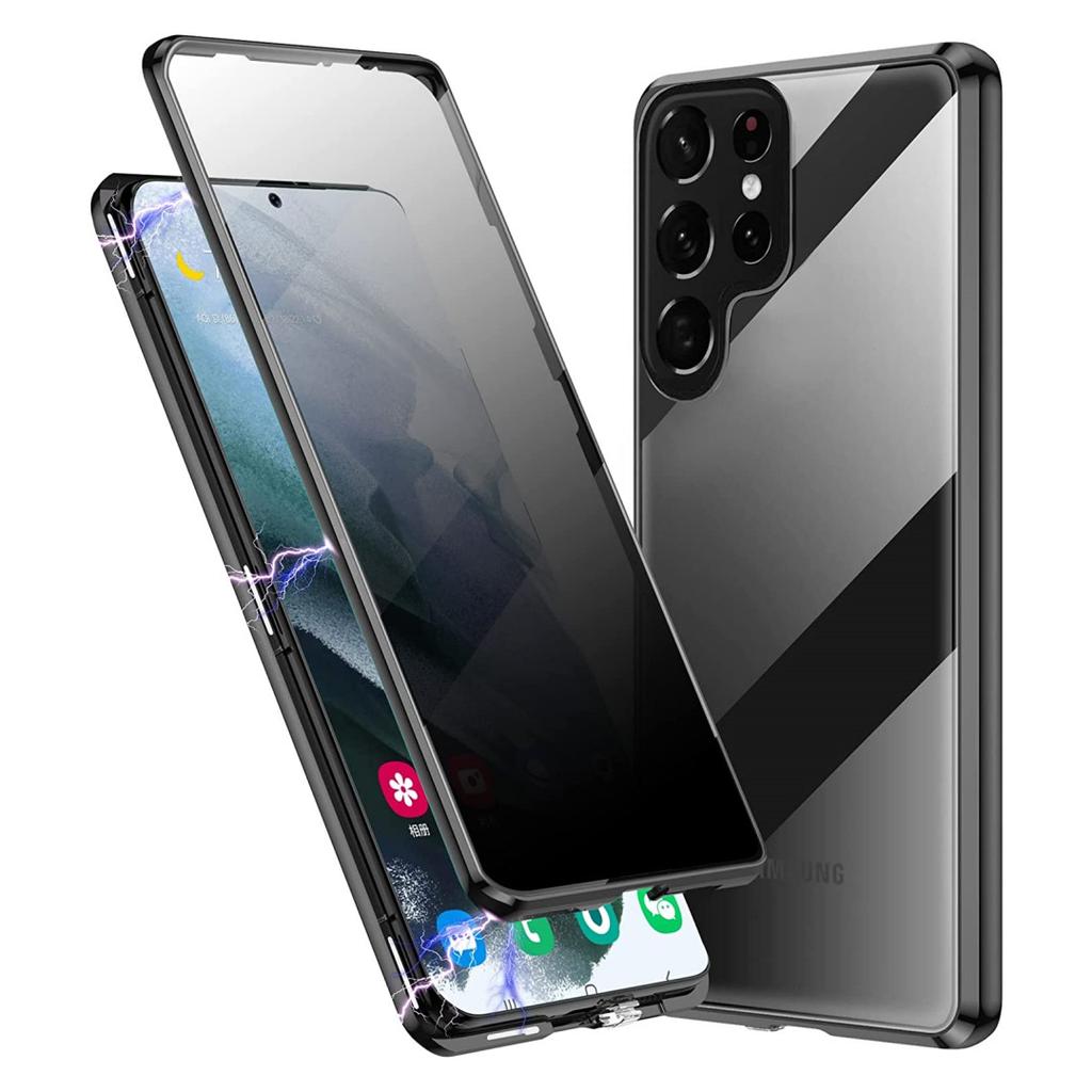 Suitable for Samsung S25 Ultra Mobile Phone Case  Magneto 23plus Metal Magnetic Double Sided Glass Sheath