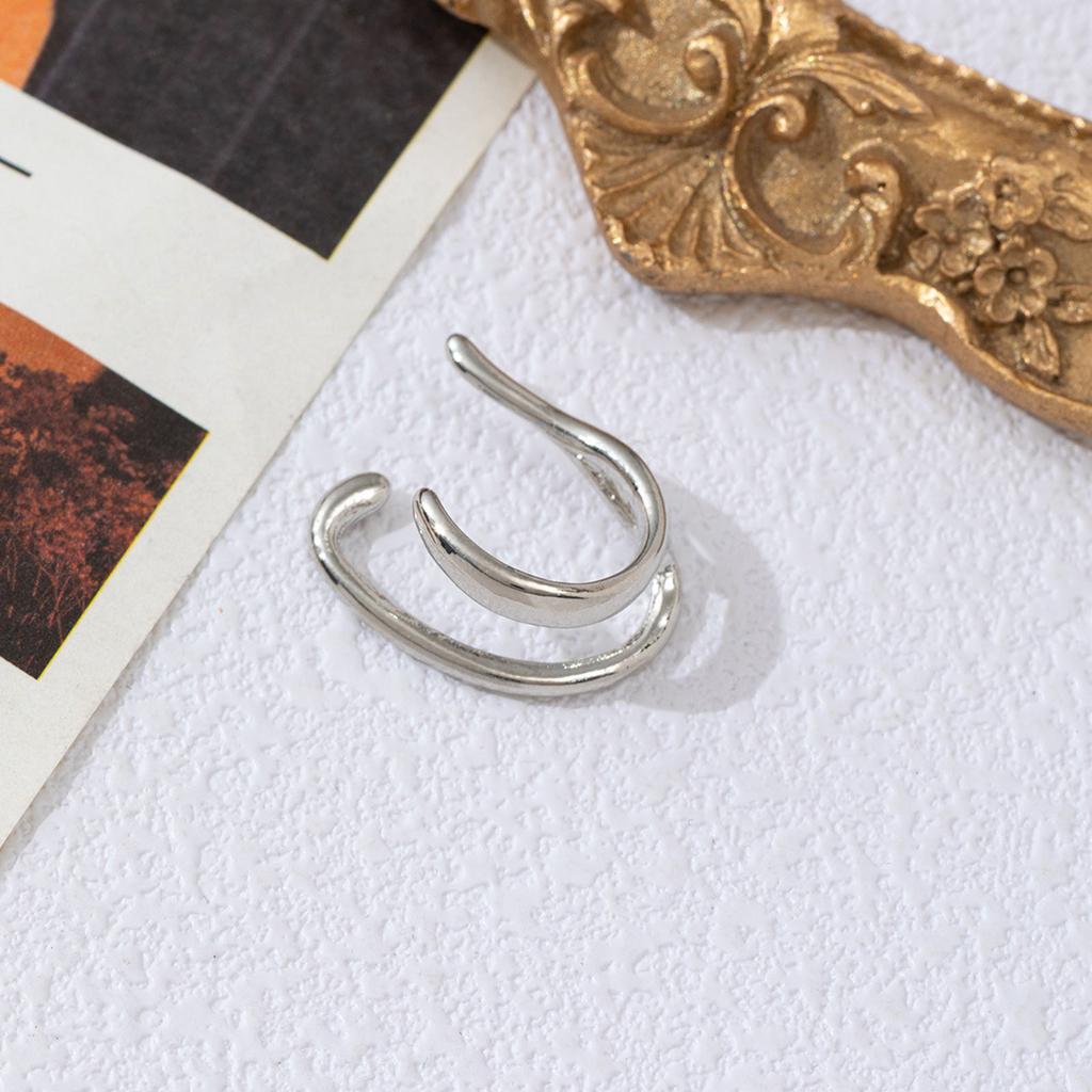 Versatile and Fashionable Copper Ear Cuff Minimalist Arc Shape Design Not Piercing Suitable for Various Occasions