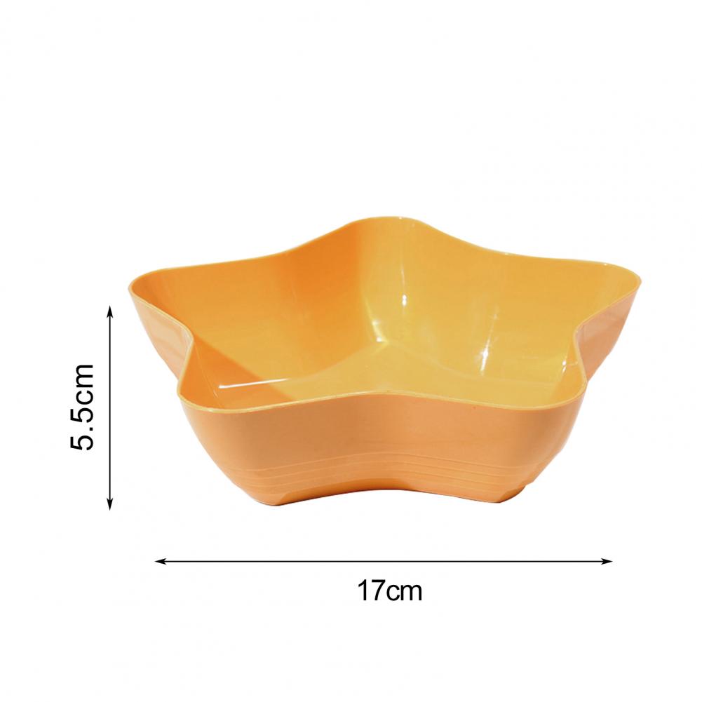 Fünfzackiger Stern Obstteller Lebensmittelqualität Kunststoff Mehrzweck Snack Obst Nuss Lebensmittel Serviertablett Schüssel Geschirrhalter Küchenwerkzeuge