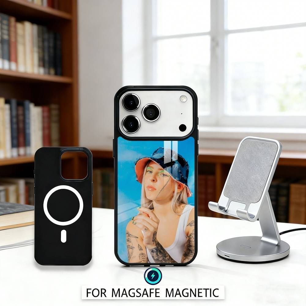 C-Cool Young M-Miko Singer Phone Case Magnetic For iPhone17 16 15 14 13 12 Pro Max For Magsafe Wireless Charging Cover