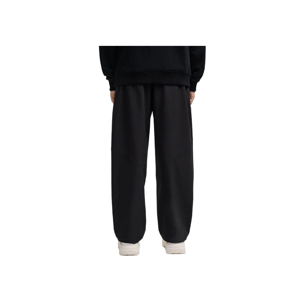 Fila Milano Series FW25 Solid Woven Mid-Rise Casual Pants Men Bottoms F11M545803F-BK