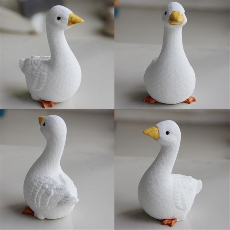 3D Gooses Animal Figurine Silicone Candle Molds for Candle Soap Making Gypsum Decoration Cement Clay Silicone Molds