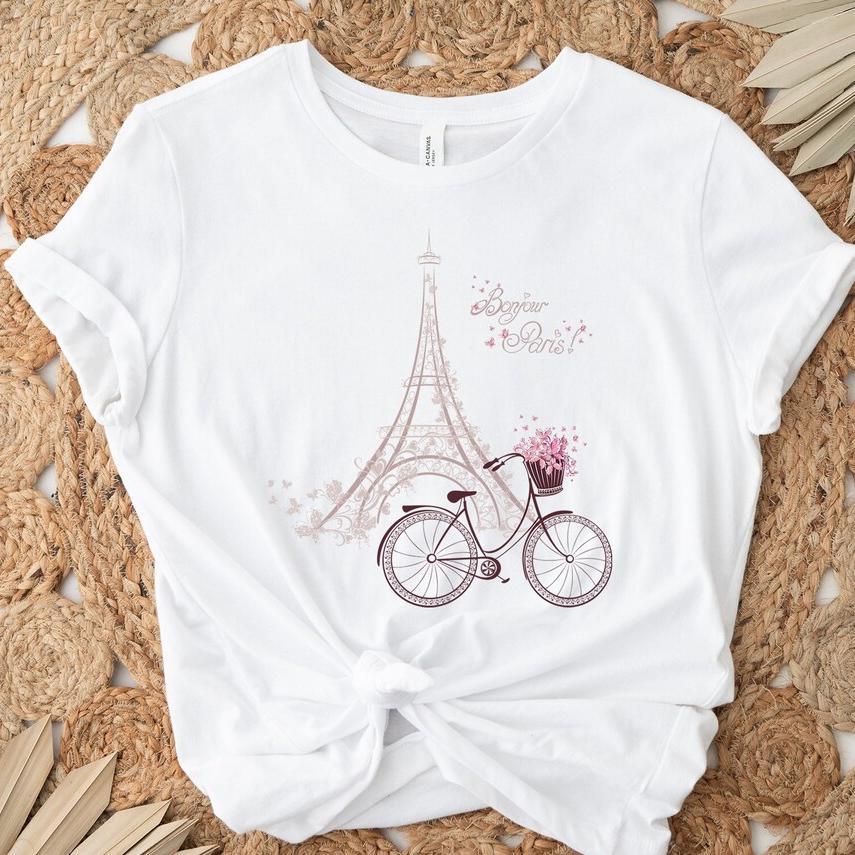 Eiffelturm T-Shirt Französisches T-Shirt Frankreich T-Shirt Paris T-Shirt Paris Geschenk Paris T-Shirt Reise T-Shirt Europa Reise T-Shirt