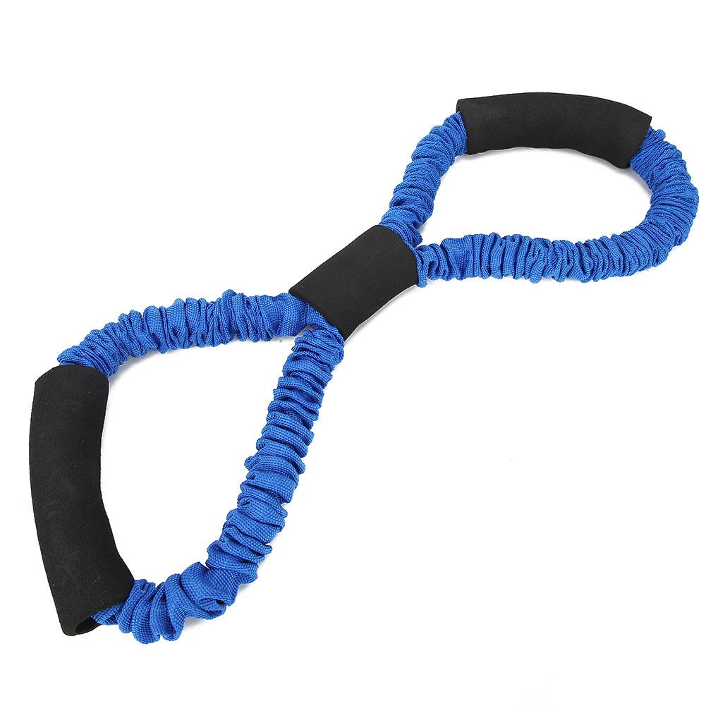 Elderly Stroke Recovery Elastic Tension Resistance Band Fitness Strength Training Pulling RopeBlue 40LB