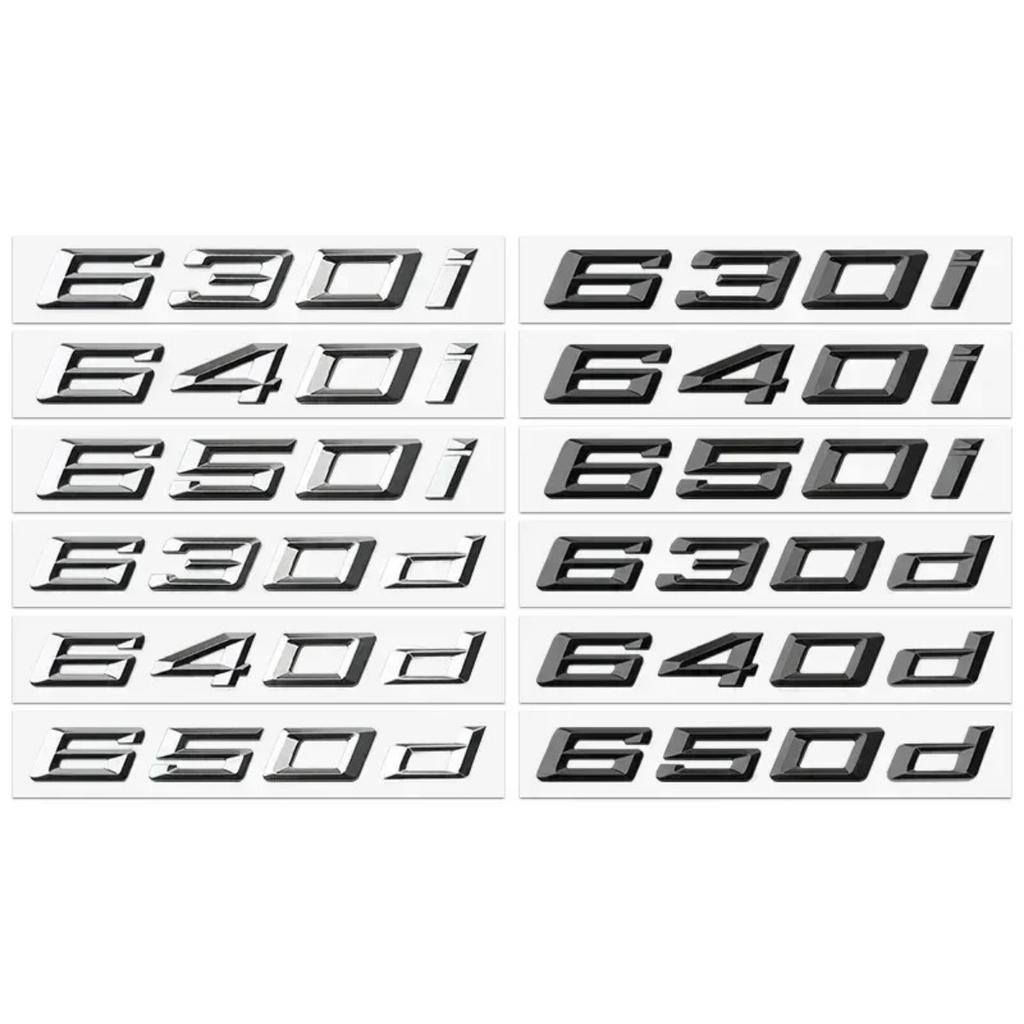 1 Stück 3D ABS M 425 435 630 650 Buchstaben Abzeichen Aufkleber Auto Heckklappe Emblem Aufkleber Zubehör